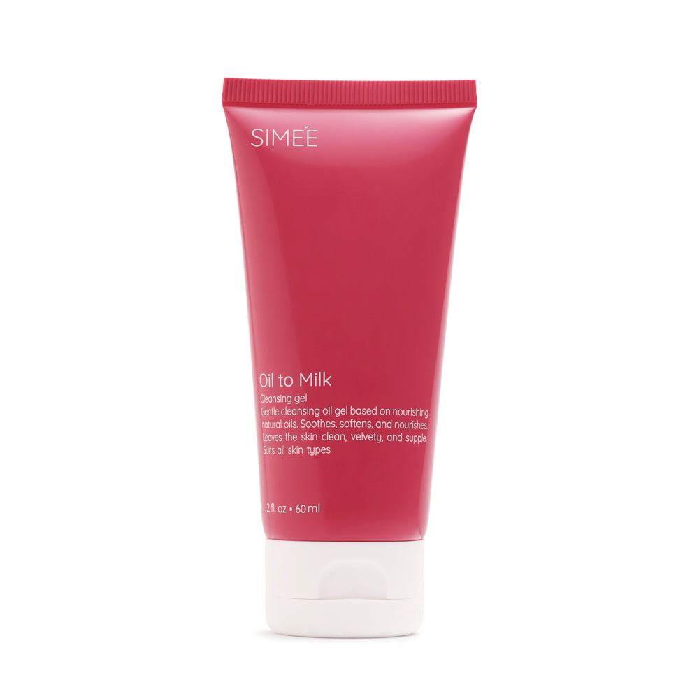 ג'ל ניקוי אורגני לפנים עם שמנים אתרים להזנת עור הפנים​